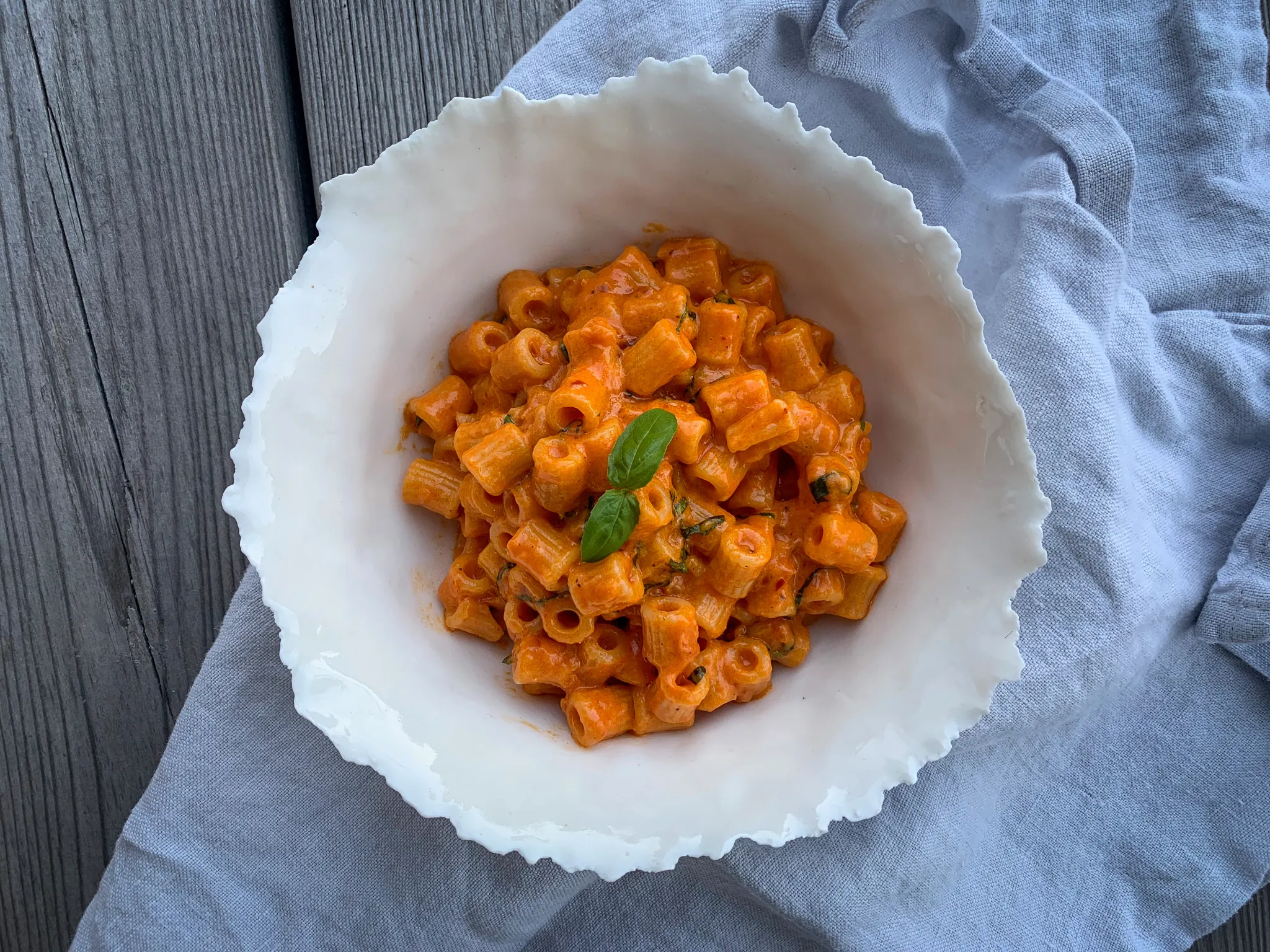 Pasta med vodkasaus